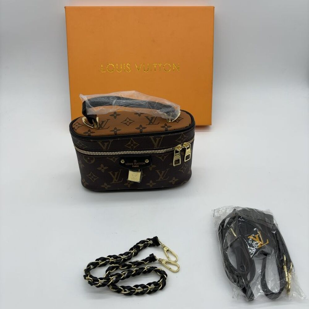 Louis Vuitton Brown and Yellow Monogram Crossbody Bag